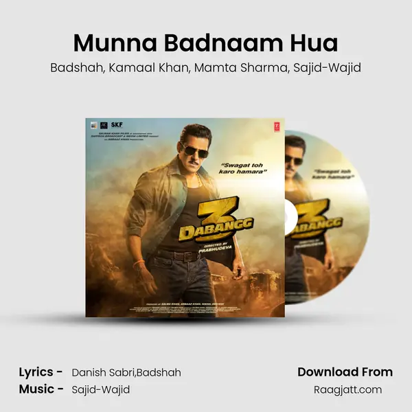 Munna Badnaam Hua - Badshah album cover 