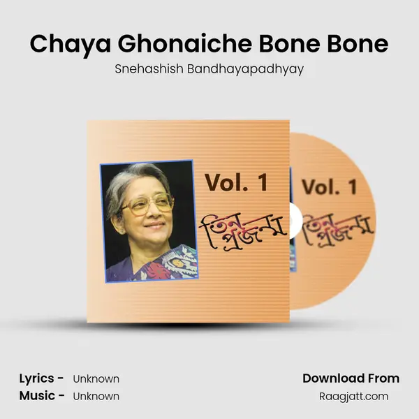 Chaya Ghonaiche Bone Bone - Snehashish Bandhayapadhyay album cover 