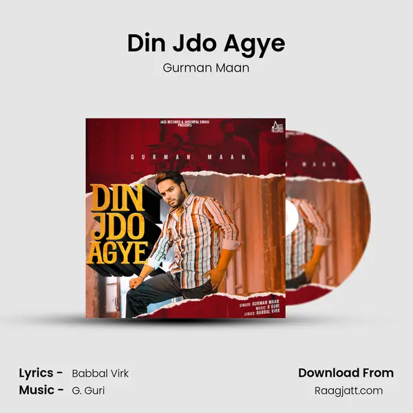 Din Jdo Agye - Gurman Maan album cover 