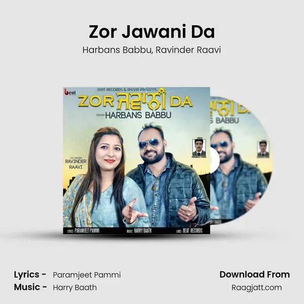 Zor Jawani Da - Harbans Babbu album cover 