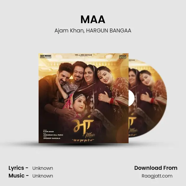 MAA - Ajam Khan album cover 