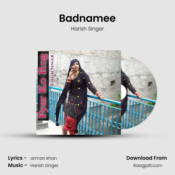 Badnamee - Harish Singer album cover 