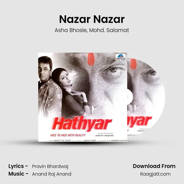 Nazar Nazar - Asha Bhosle album cover 