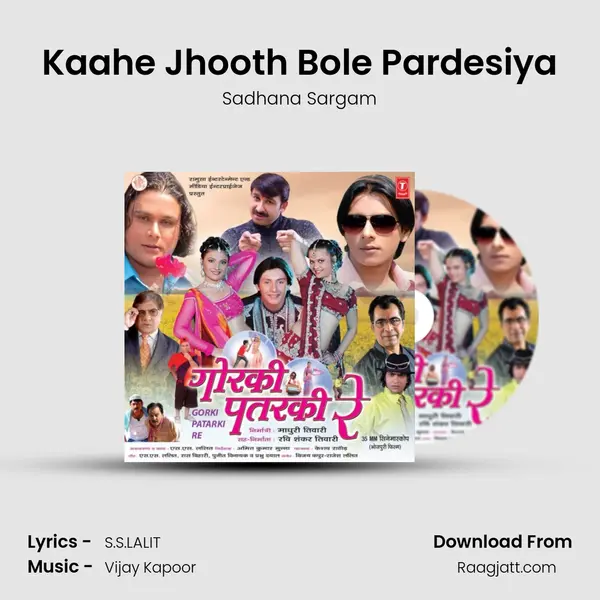 Kaahe Jhooth Bole Pardesiya - Sadhana Sargam album cover 