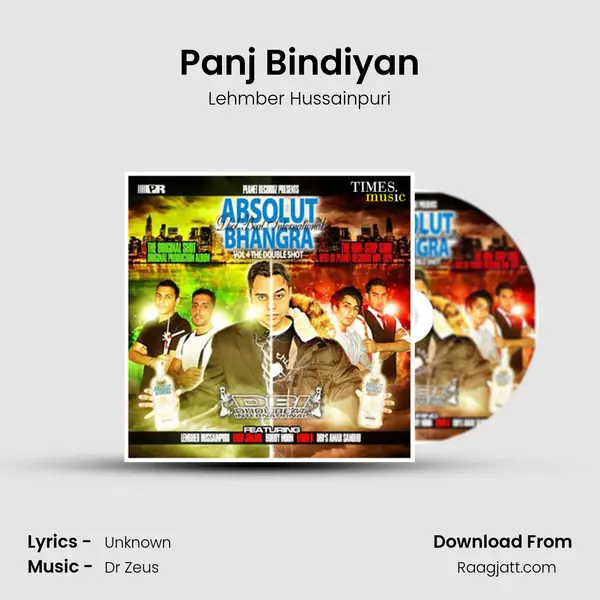 Panj Bindiyan - Lehmber Hussainpuri album cover 