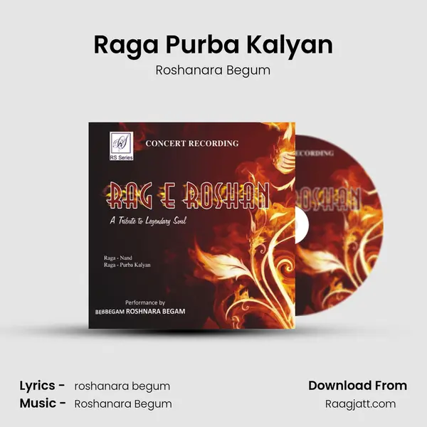 Raga Purba Kalyan - Roshanara Begum album cover 