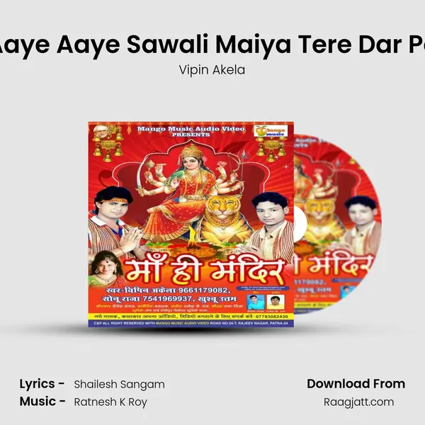 Aaye Aaye Sawali Maiya Tere Dar Pe - Vipin Akela album cover 