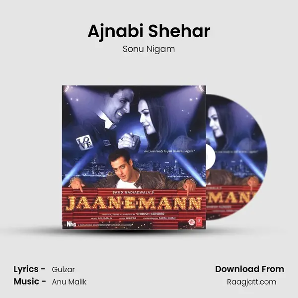 Ajnabi Shehar - Sonu Nigam album cover 