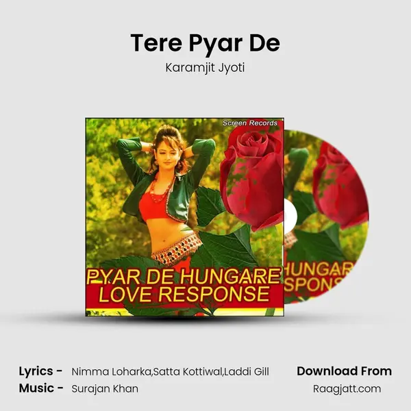 Tere Pyar De - Karamjit Jyoti album cover 