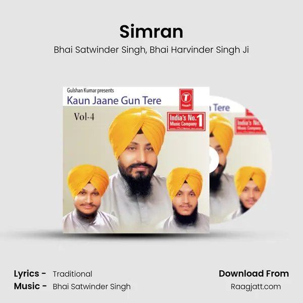 Simran - Bhai Satwinder Singh album cover 