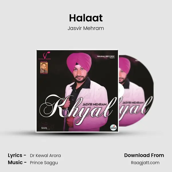 Halaat - Jasvir Mehram album cover 