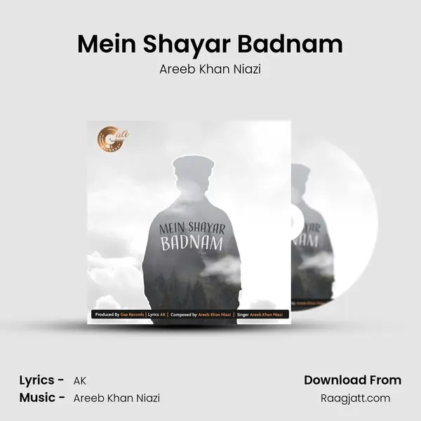 Mein Shayar Badnam - Areeb Khan Niazi album cover 