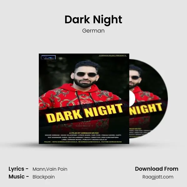 Dark Night - German album cover 