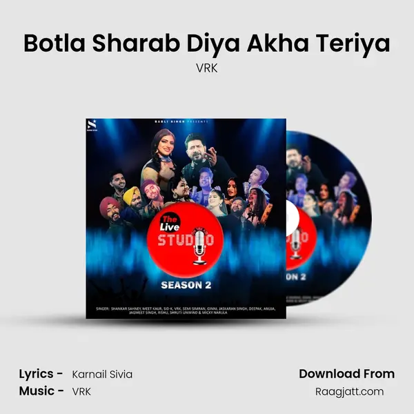 Botla Sharab Diya Akha Teriya - VRK album cover 