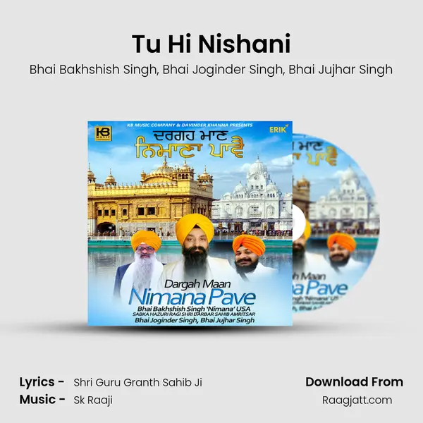 Tu Hi Nishani - Bhai Bakhshish Singh album cover 