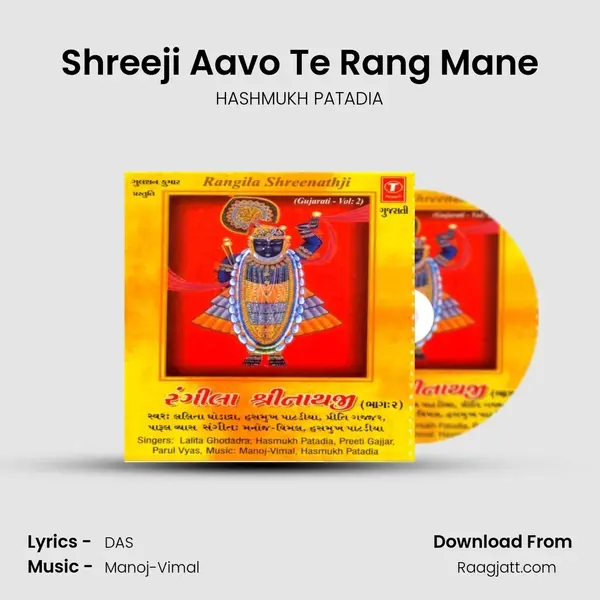 Shreeji Aavo Te Rang Mane mp3 song