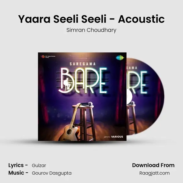 Yaara Seeli Seeli - Acoustic - Simran Choudhary album cover 