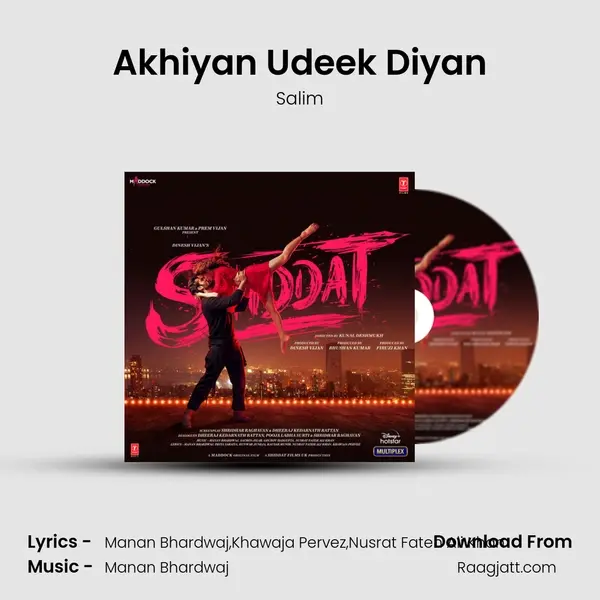 Akhiyan Udeek Diyan mp3 song