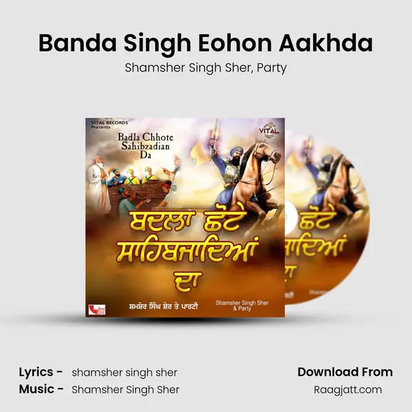 Banda Singh Eohon Aakhda - Shamsher Singh Sher album cover 