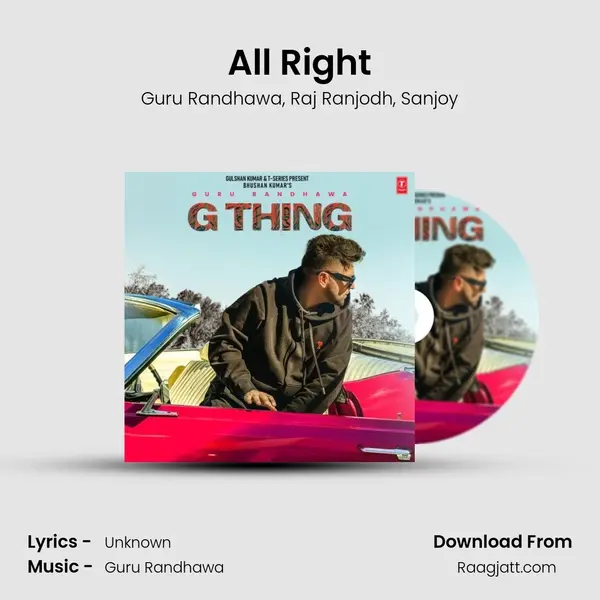 All Right - Guru Randhawa album cover 