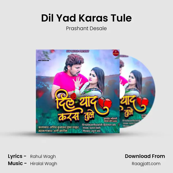 Dil Yad Karas Tule - Prashant Desale album cover 