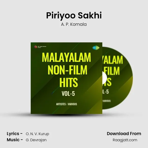 Piriyoo Sakhi mp3 song