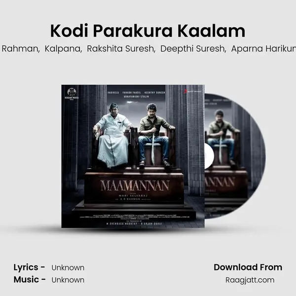 Kodi Parakura Kaalam - A.R. Rahman album cover 