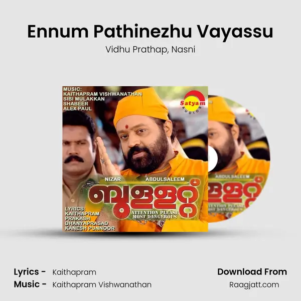 Ennum Pathinezhu Vayassu - Vidhu Prathap album cover 