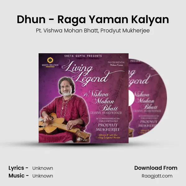 Dhun - Raga Yaman Kalyan - Pt. Vishwa Mohan Bhatt album cover 