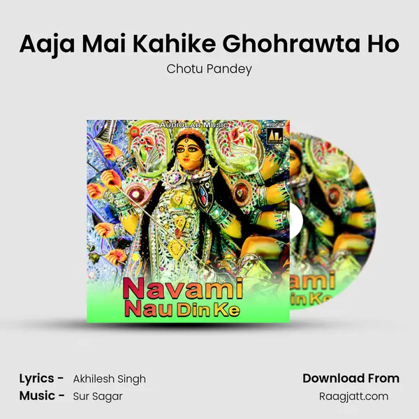 Aaja Mai Kahike Ghohrawta Ho - Chotu Pandey album cover 