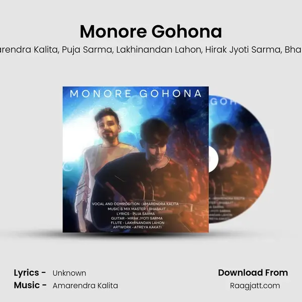 Monore Gohona - Amarendra Kalita album cover 