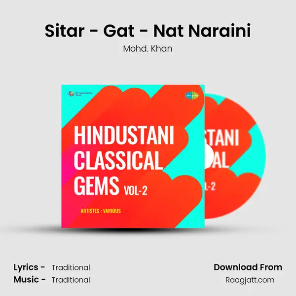 Sitar - Gat - Nat Naraini - Mohd. Khan album cover 