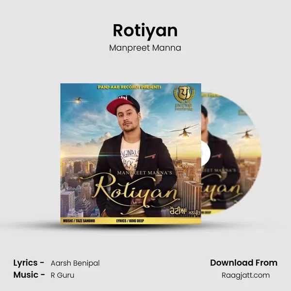 Rotiyan - Manpreet Manna album cover 