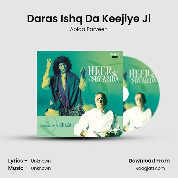 Daras Ishq Da Keejiye Ji - Abida Parveen album cover 