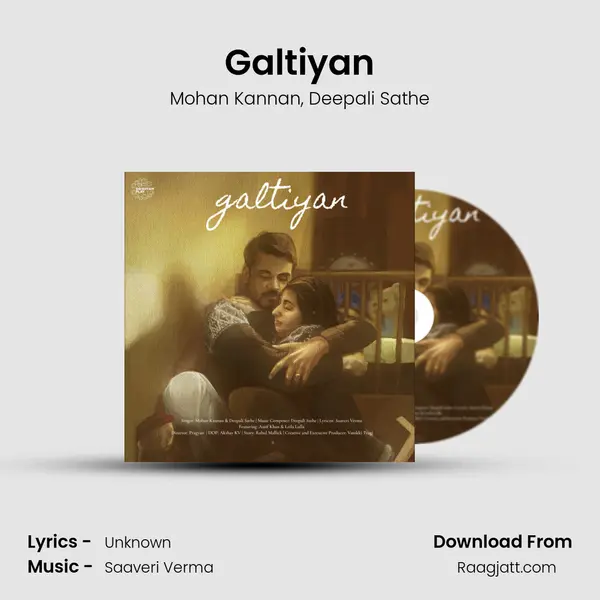 Galtiyan - Mohan Kannan album cover 