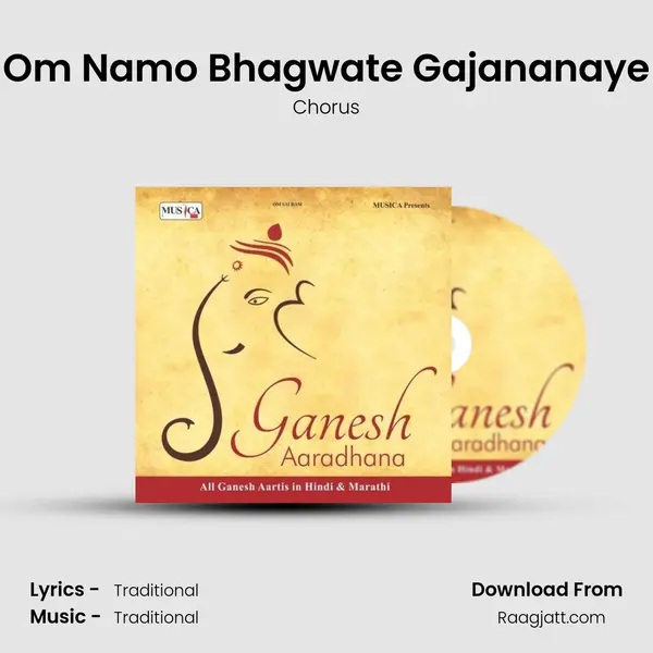 Om Namo Bhagwate Gajananaye - Chorus album cover 