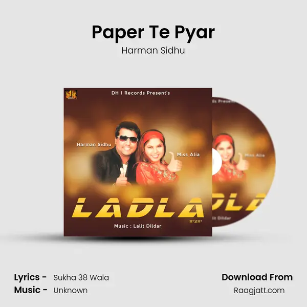 Paper Te Pyar - Harman Sidhu album cover 