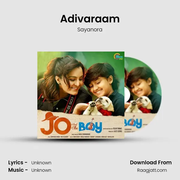 Adivaraam - Sayanora album cover 