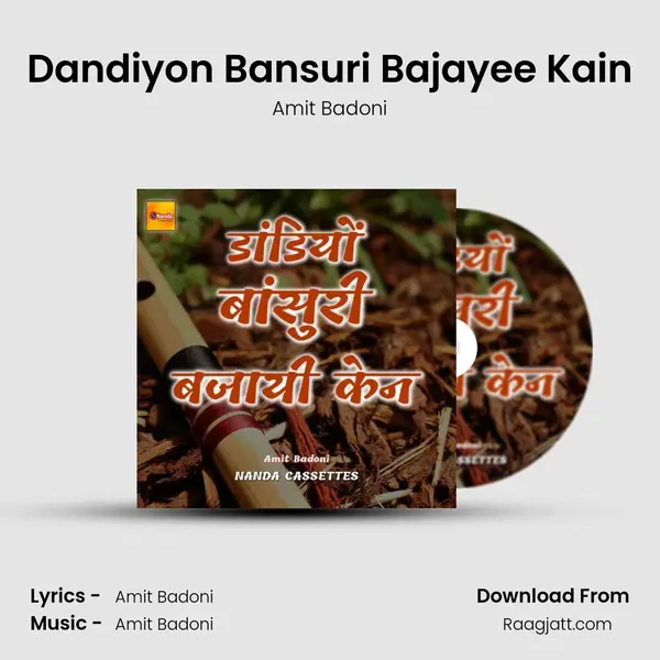 Dandiyon Bansuri Bajayee Kain - Amit Badoni album cover 