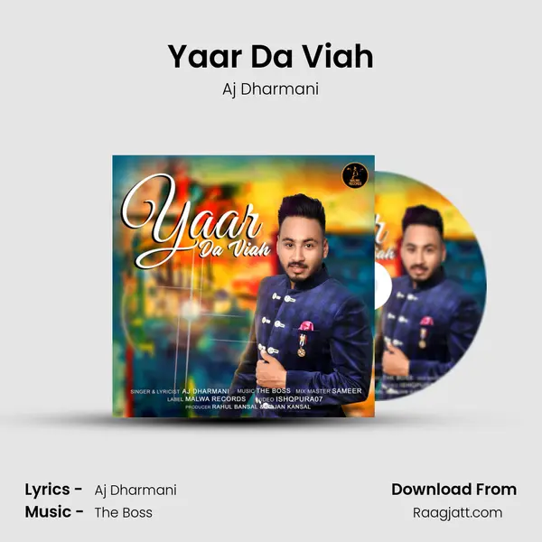 Yaar Da Viah - Aj Dharmani album cover 