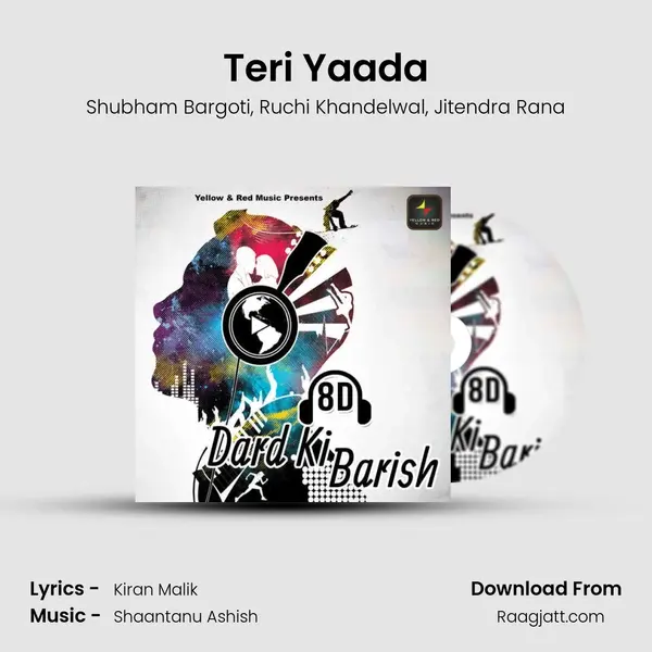 Teri Yaada - Shubham Bargoti album cover 