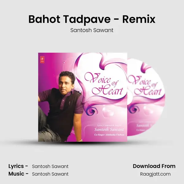 Bahot Tadpave - Remix - Santosh Sawant album cover 