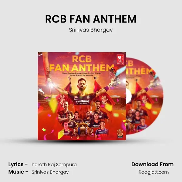 RCB FAN ANTHEM - Srinivas Bhargav album cover 