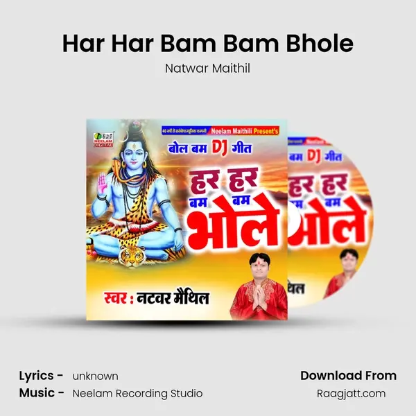 Har Har Bam Bam Bhole - Natwar Maithil album cover 