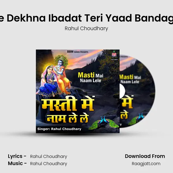 Tujhe Dekhna Ibadat Teri Yaad Bandagi Hai - Rahul Choudhary album cover 