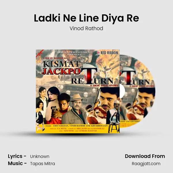 Ladki Ne Line Diya Re - Vinod Rathod album cover 