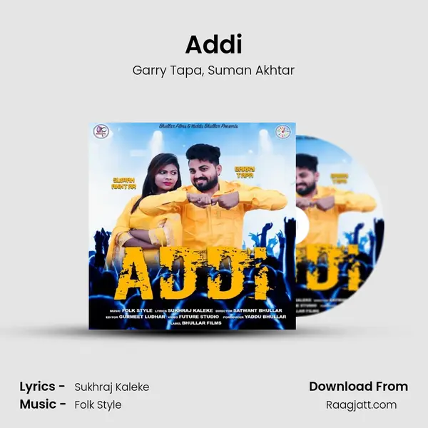 Addi - Garry Tapa album cover 