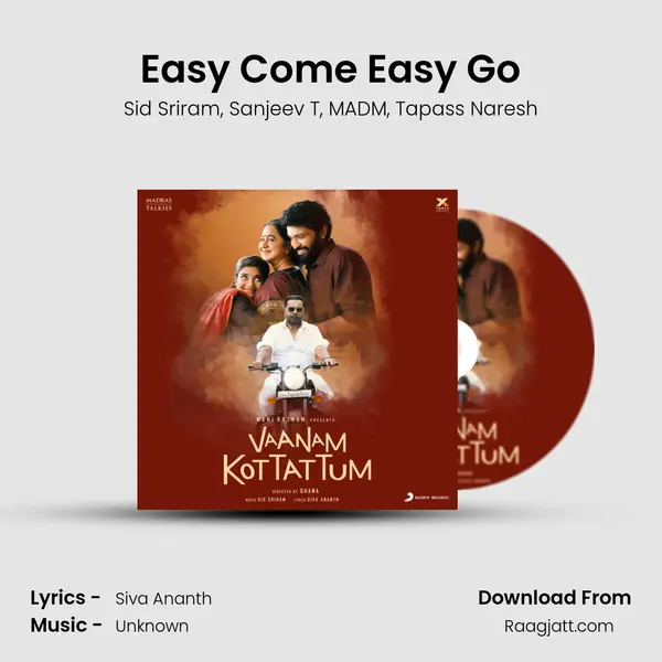 Easy Come Easy Go - Sid Sriram album cover 