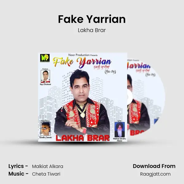 Fake Yarrian - Lakha Brar album cover 