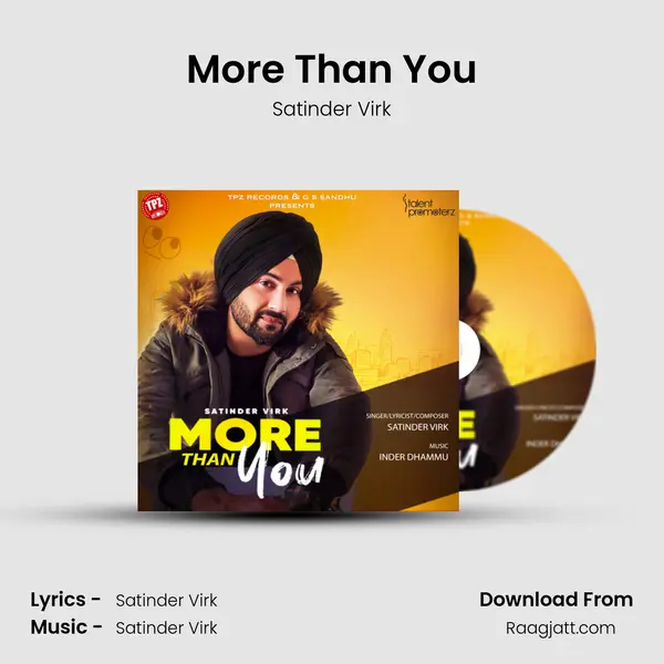 More Than You - Satinder Virk album cover 